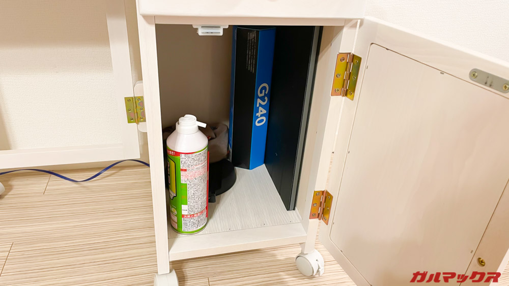 引出し付き折り畳みデスク