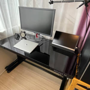 FLEXISPOT「EG8」のレビュー！スタンディングデスクとしては優秀、最低天板高に注意