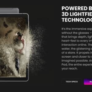 3D表示・撮影が出来るAndroidタブレット「Lume Pad」が気になったんでポチった！