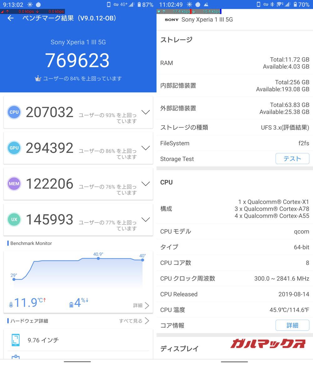 Xperia 1 Ⅲ antutu-12071407