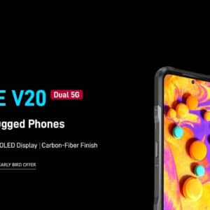 「DOOGEE V20」発売！背面にカーボン素材を採用！背面ディスプレイも搭載！詳細をチェック！