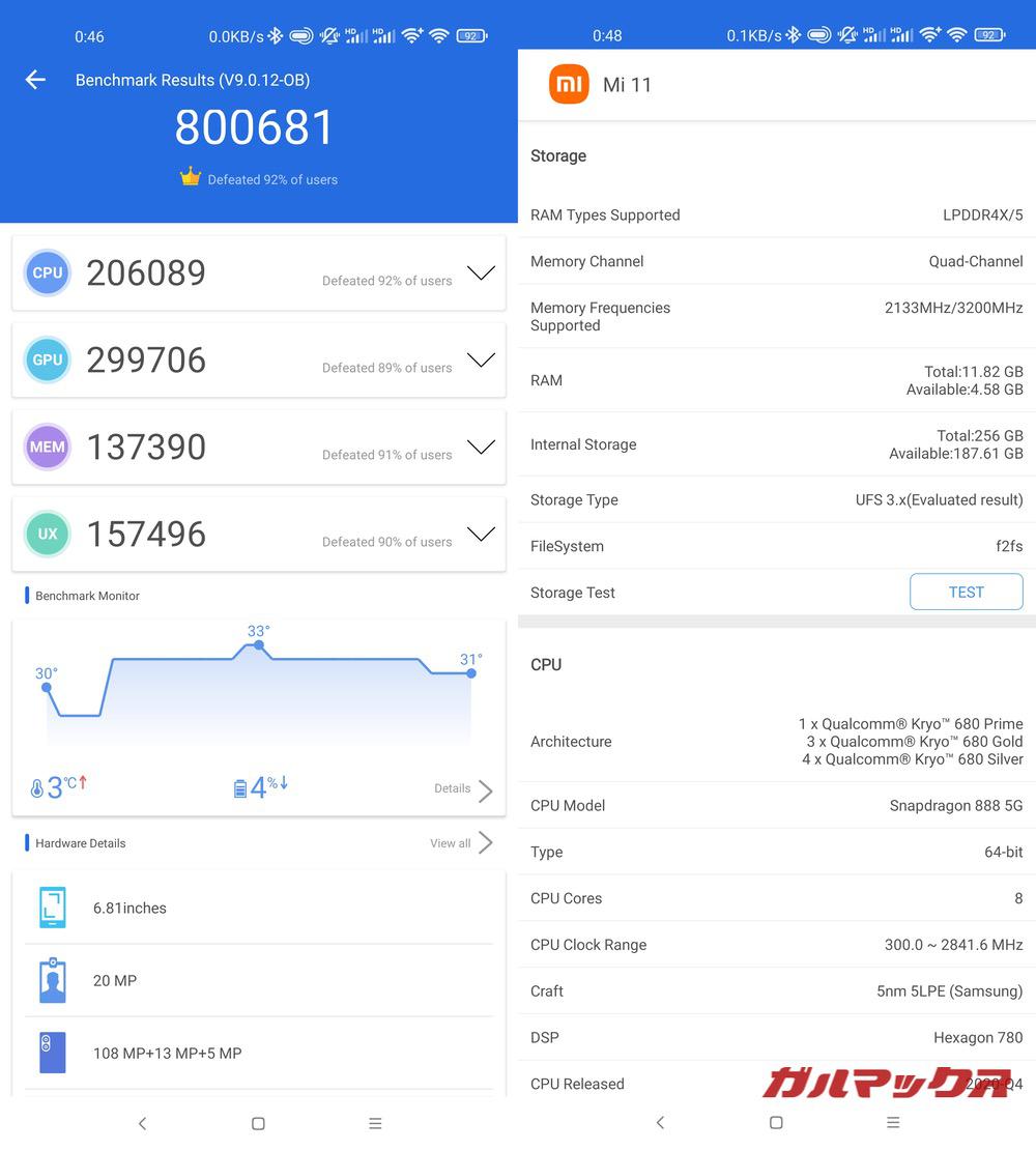 Xiaomi Mi 11 antutu-12071400