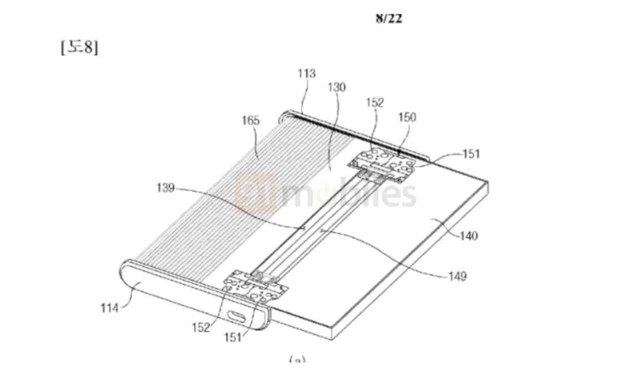 サムスン 折りたたみ/巻き取り 申請図