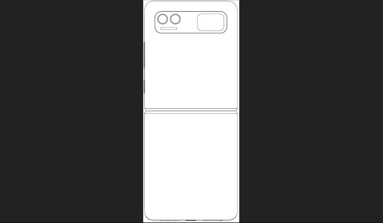 Xiaomi 折り畳みスマートフォン 特許図面