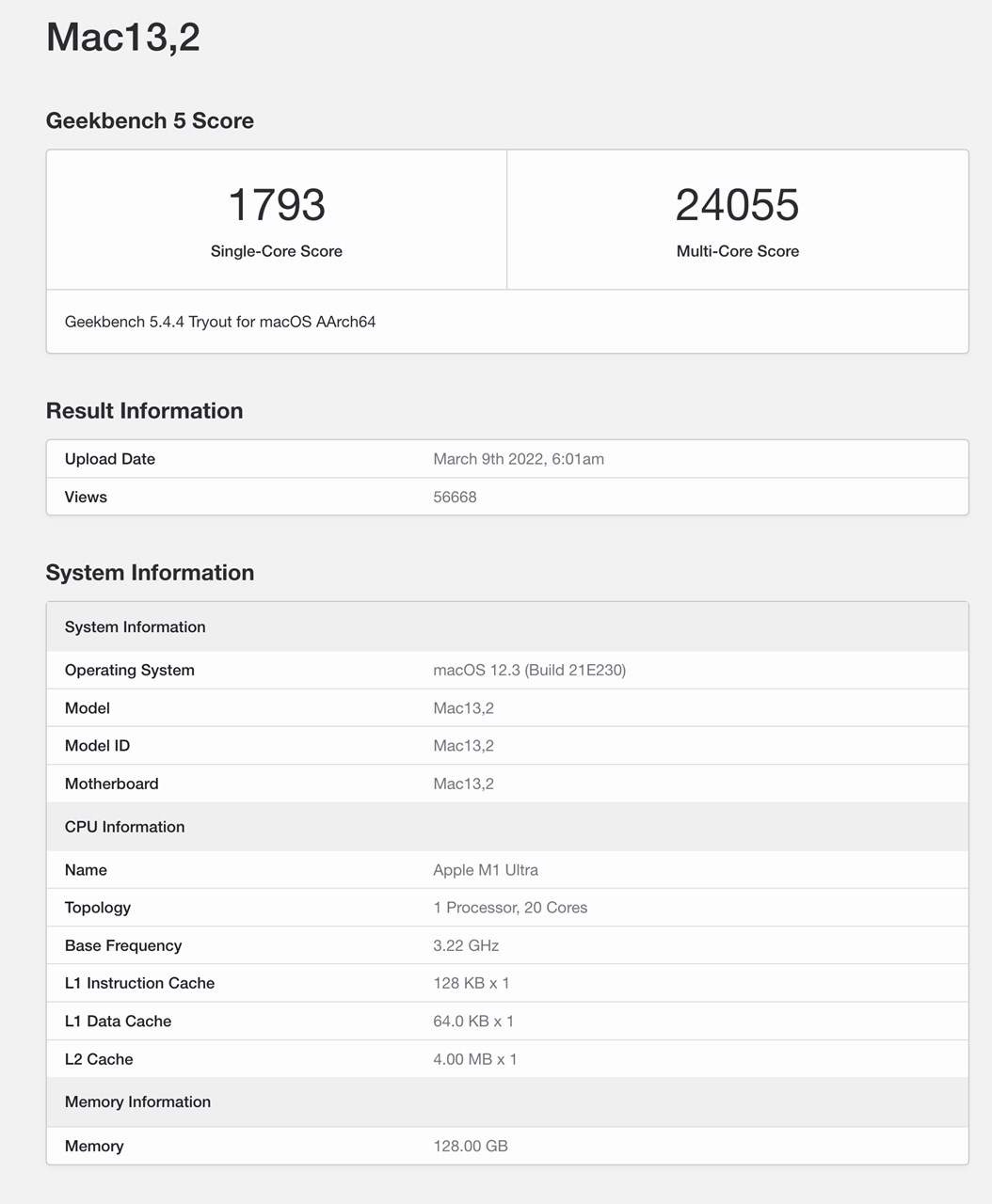 M1 Ultra搭載Mac Studio