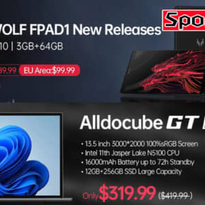 8インチタブレット「HEADWOLF FPad1」やノートPC「ALLDOCUBE GT Book 13」などBanggoodでセール中