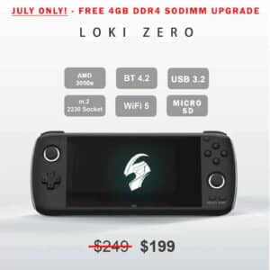 「Loki Zero」発表！2万円台と安価なWindows内蔵ゲーム機。2Dゲーム、エミュ向けに良さげ