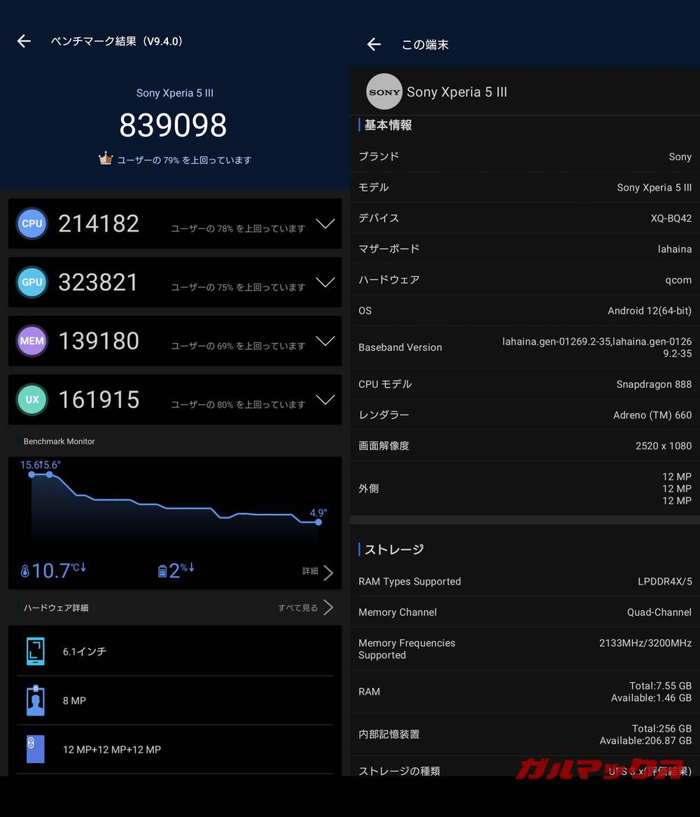 Xperia 5 III antutu-07021350