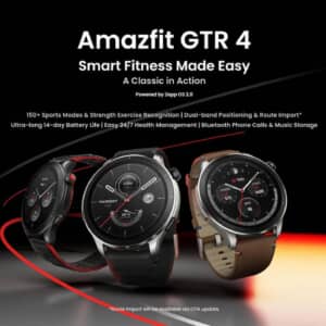 150種以上のスポーツ測定に対応ってマジ！？ハイエンドスマートウォッチ「Amazfit GTR 4」発表！