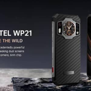 「OUKITEL WP21」発表！カーボン調デザイン！背面サブディスプレイを搭載したタフネススマホ