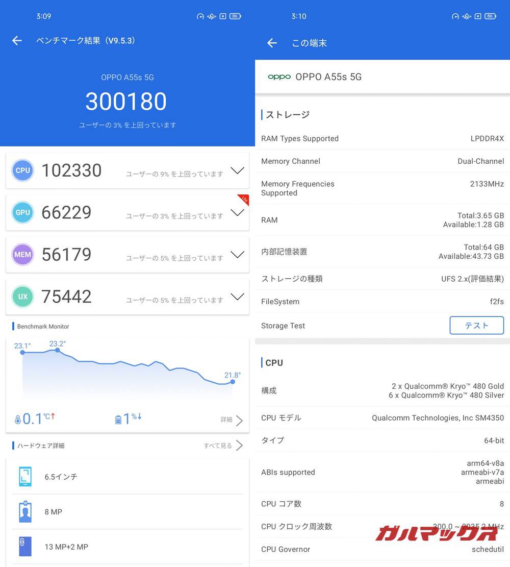 OPPO A55s antutu-12281315