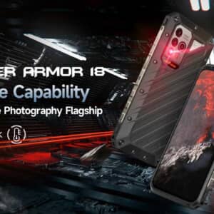 Ulefone「Power Armor 18」発表！1億画素カメラ、120Hz画面に温度計搭載のタフネススマホ