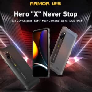 「Ulefone Armor 12S」発表！Helio G99搭載でワイヤレス充電対応のタフネススマホ