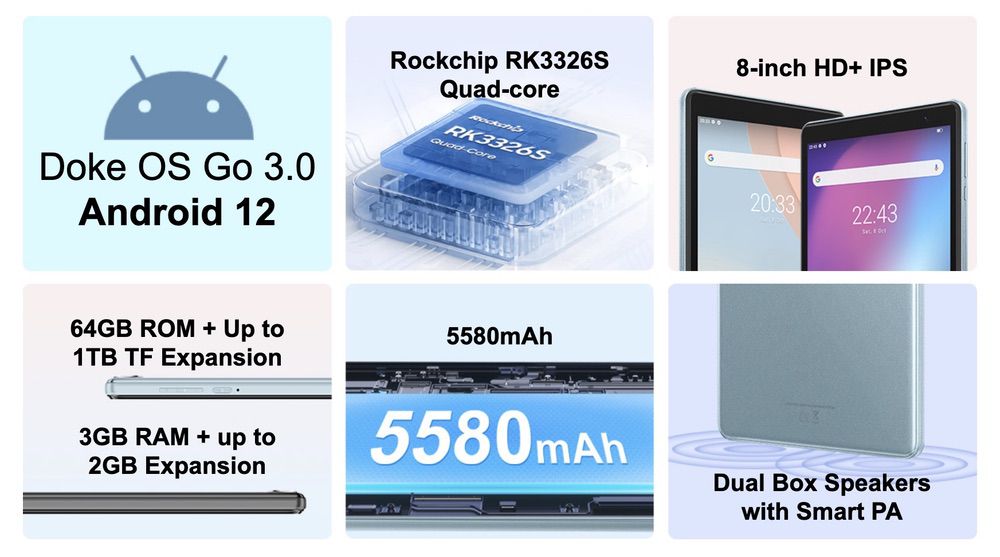 Blackview Tab 5 Doke OS Go 3.0