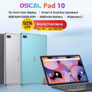 「OSCAL Pad 10」発売！SIMカードとGPSに対応するAndroidタブレットが1.6万円