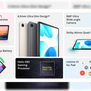Widevine L1対応+4スピーカー搭載タブレット「realme Pad」が152ドルのセール！メディア試聴機にオススメ！