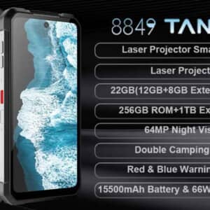 Unihertz Tank 2のスペック・対応バンドまとめ！プロジェクターにライト内蔵！機能盛り盛りタフネススマホ！