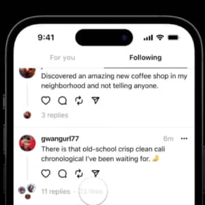 Threads、待望の「フォロー中」フィードが追加！今週から展開