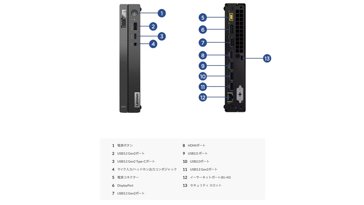 ThinkCentre neo 50q Tiny Gen 4