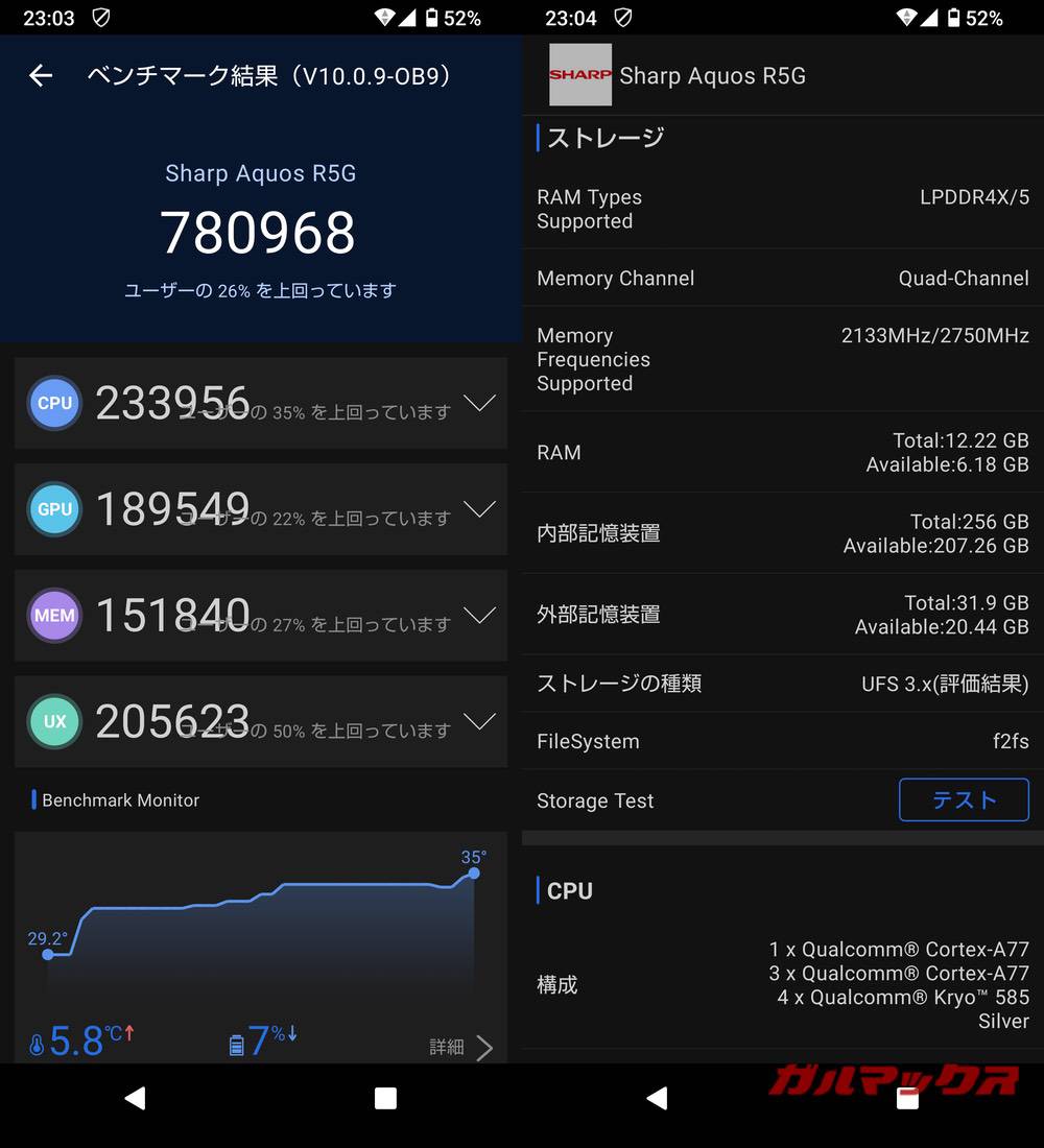 AQUOS R5G antutu-09011342