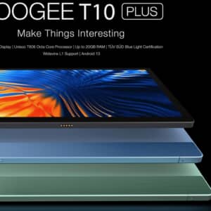 DOOGEE T10 Plusのスペック・対応バンドまとめ！Unisoc T606搭載。ツートンデザインを身にまとったミドルレンジタブレット！