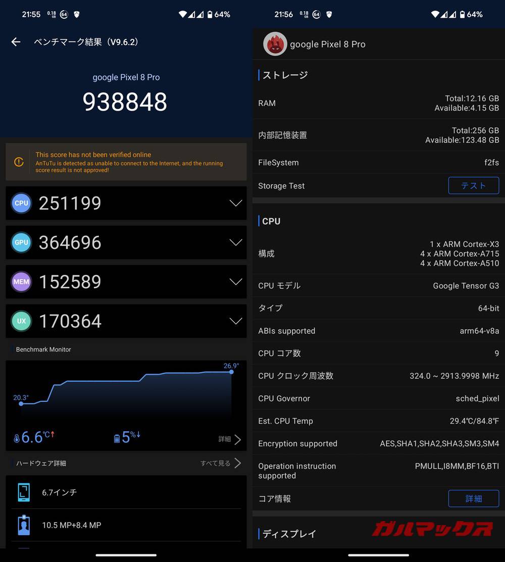 Pixel 8 Pro antutu-10191900