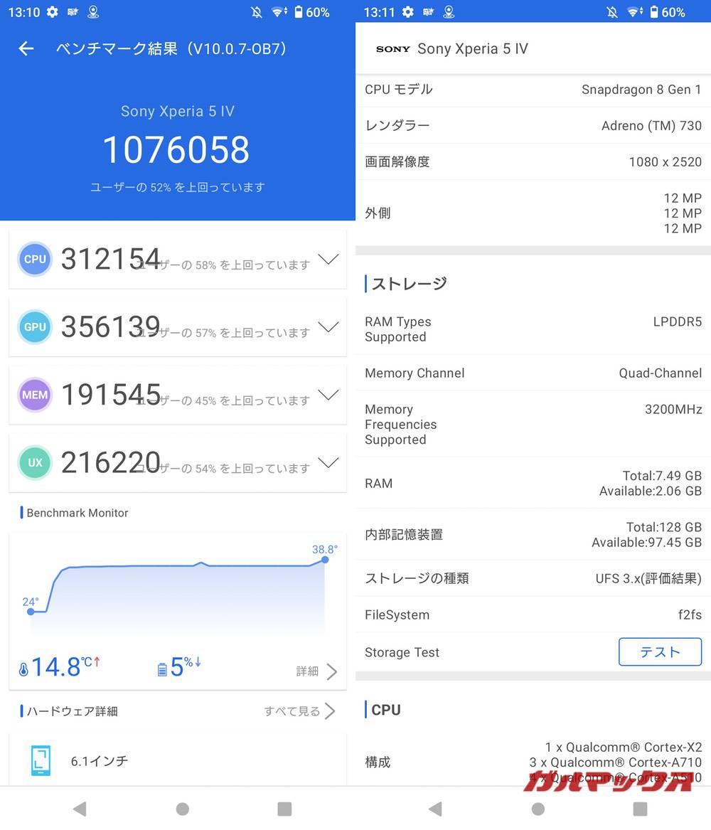 Xperia 5 IV antutu-10181930