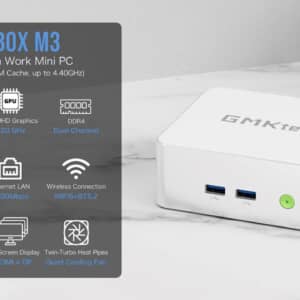 GMK NucBox M3のスペックまとめ！Core i5-12450Hを搭載したシルバーボディのミニPC！
