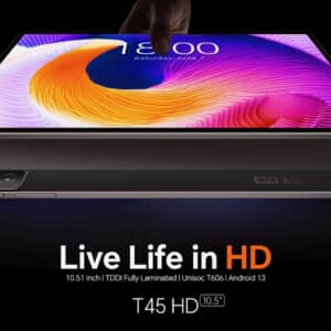 Teclast T45HDのスペック・対応バンドまとめ！Unisoc T606搭載のタブレットがまたまた登場！あとカメラレンズがデカい！