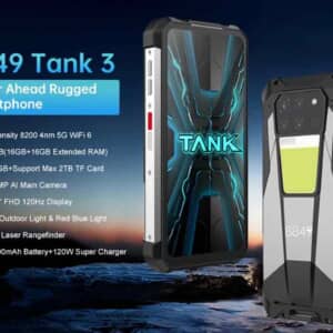 Unihertz 8849 Tank 3のスペック・対応バンドまとめ！巨大フラッシュライト搭載、レーザー距離計搭載のハイエンドタフネス！