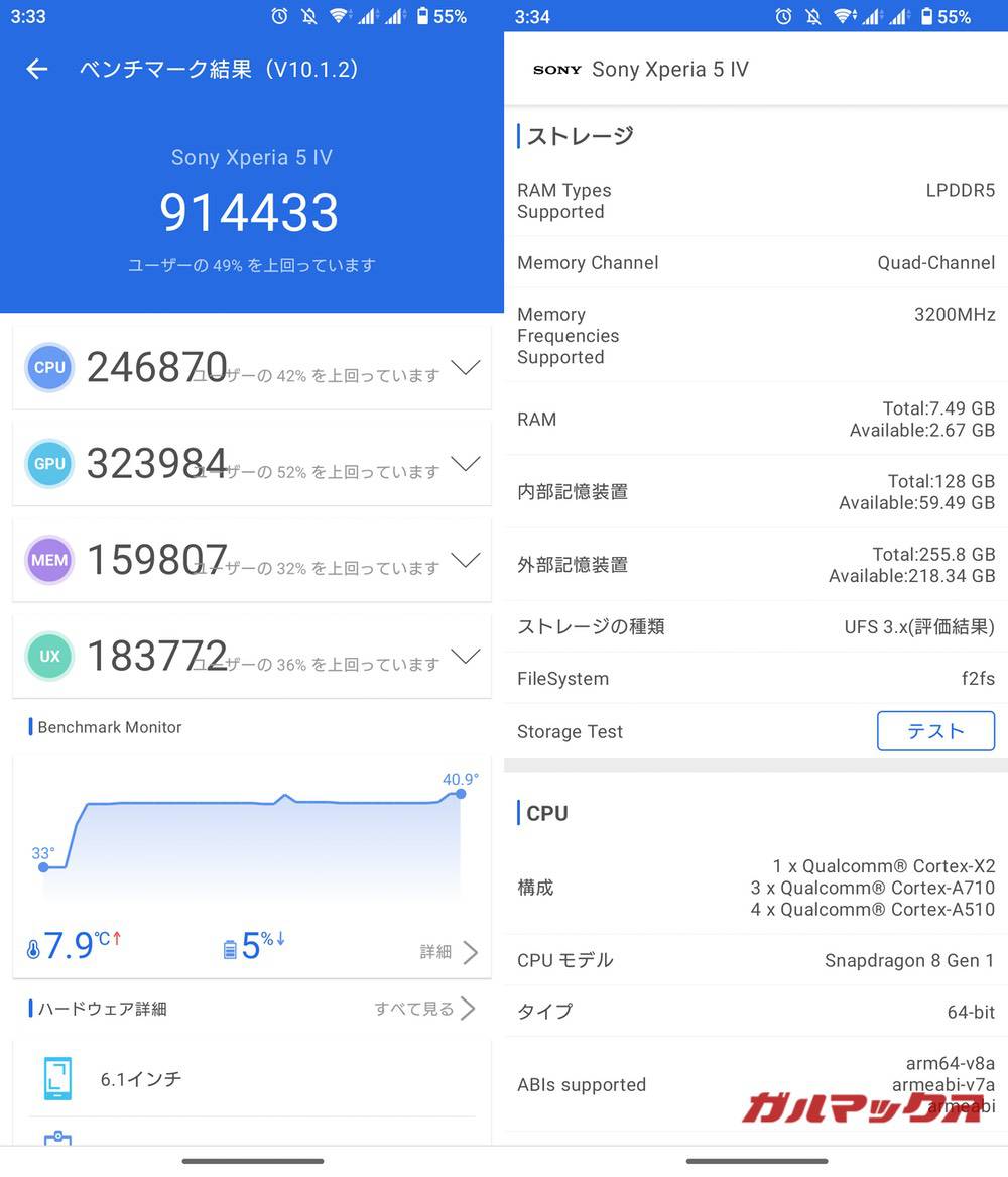 Xperia 5 IV antutu-11142114