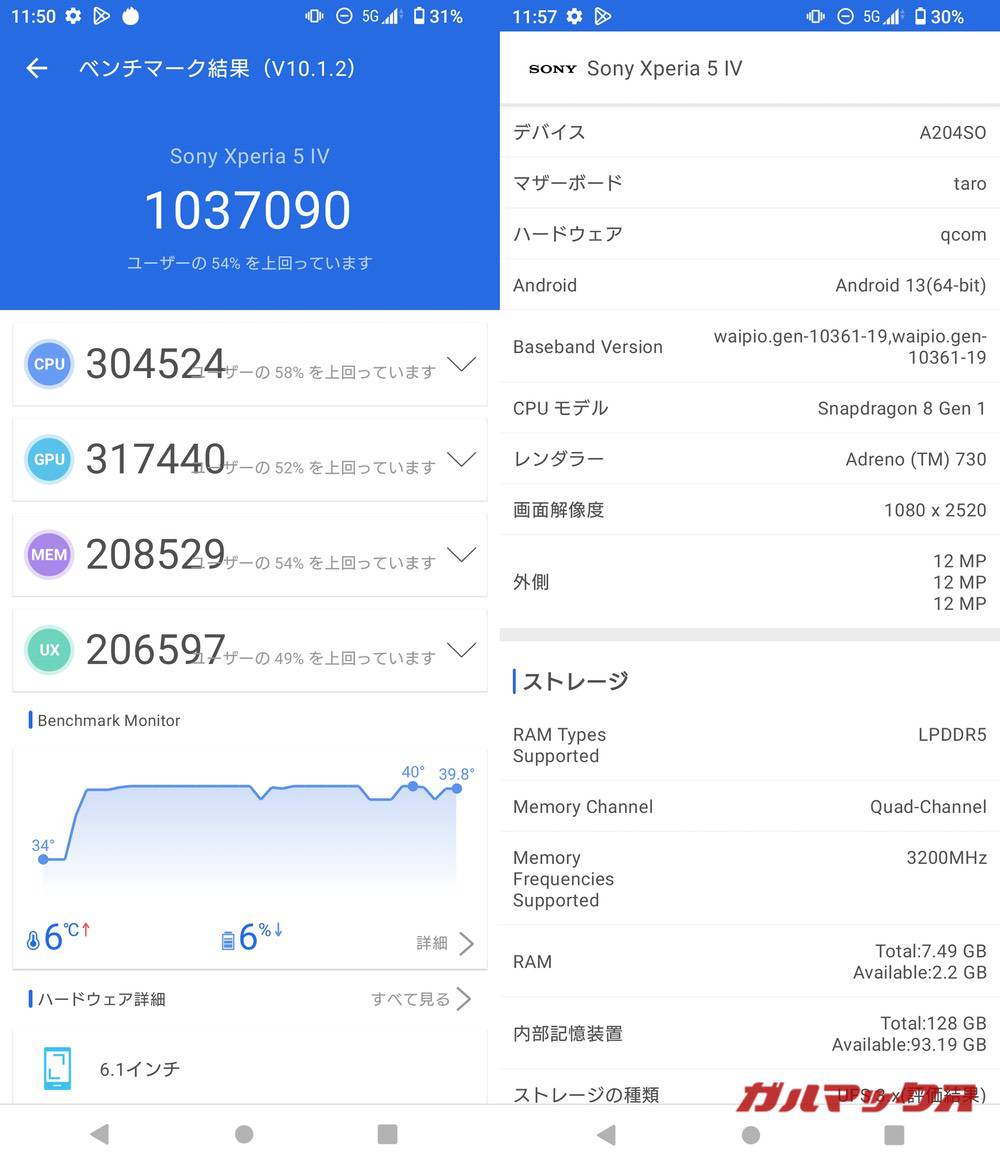 Xperia 5 IV antutu-11142120