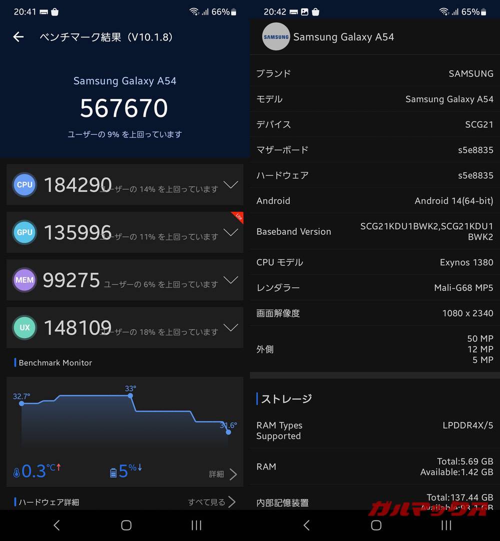 Galaxy A54 5G antutu-01112105