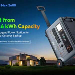3,600Wh容量で電気自動車への給電も対応！ポータブル電源「OSCAL PowerMax 3600」がIndiegogoにてクラファン受付中