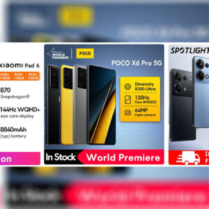 人気モデルのPOCO X6 Pro、POCO M6 Pro、Xiaomi Pad 6がセール開始！3月27日まで