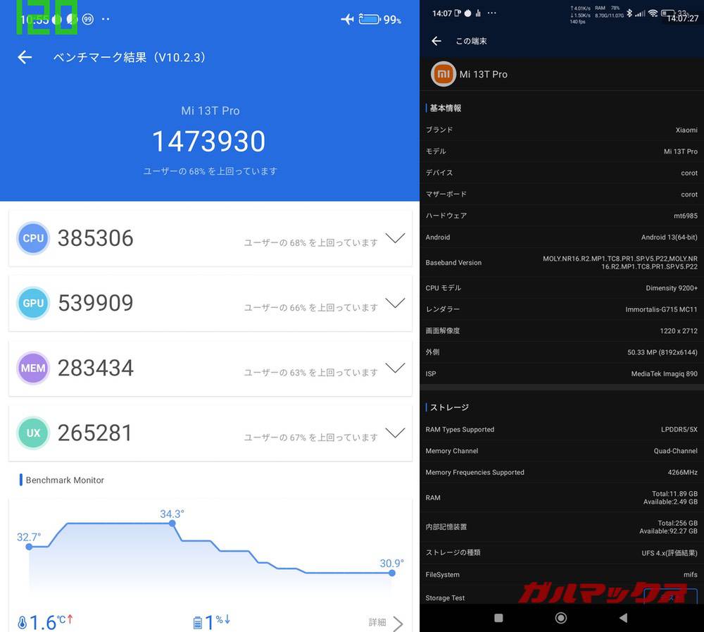Xiaomi 13T Pro antutu-04011423