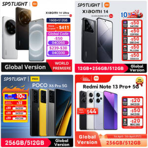 【終了】Xiaomi 14 Ultraが1,169ドル、POCO X6 Proが259ドルなどXiaomi Fan Festival 2024がAliExpressでもスタート！