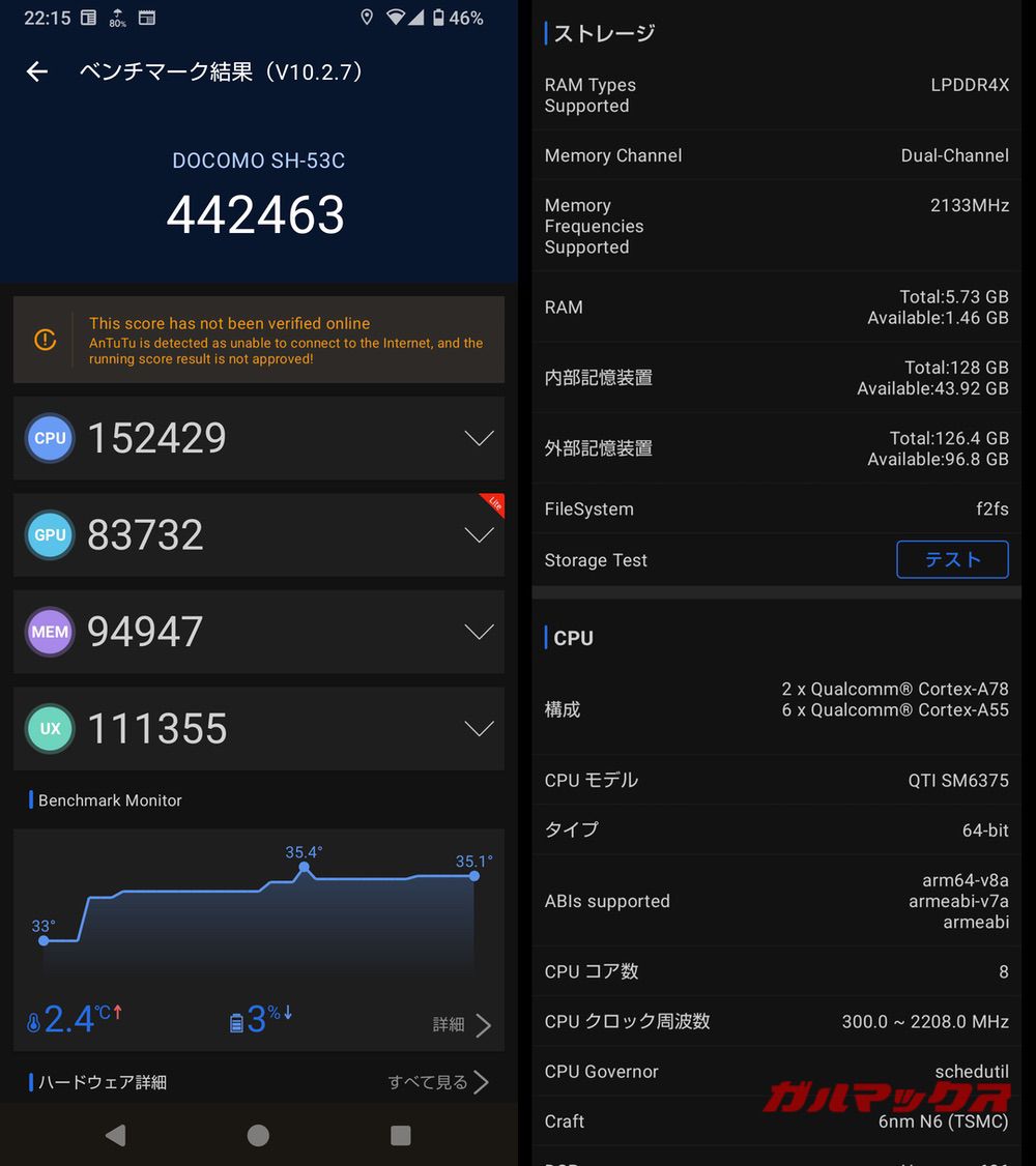AQUOS Sense7 antutu-06121447