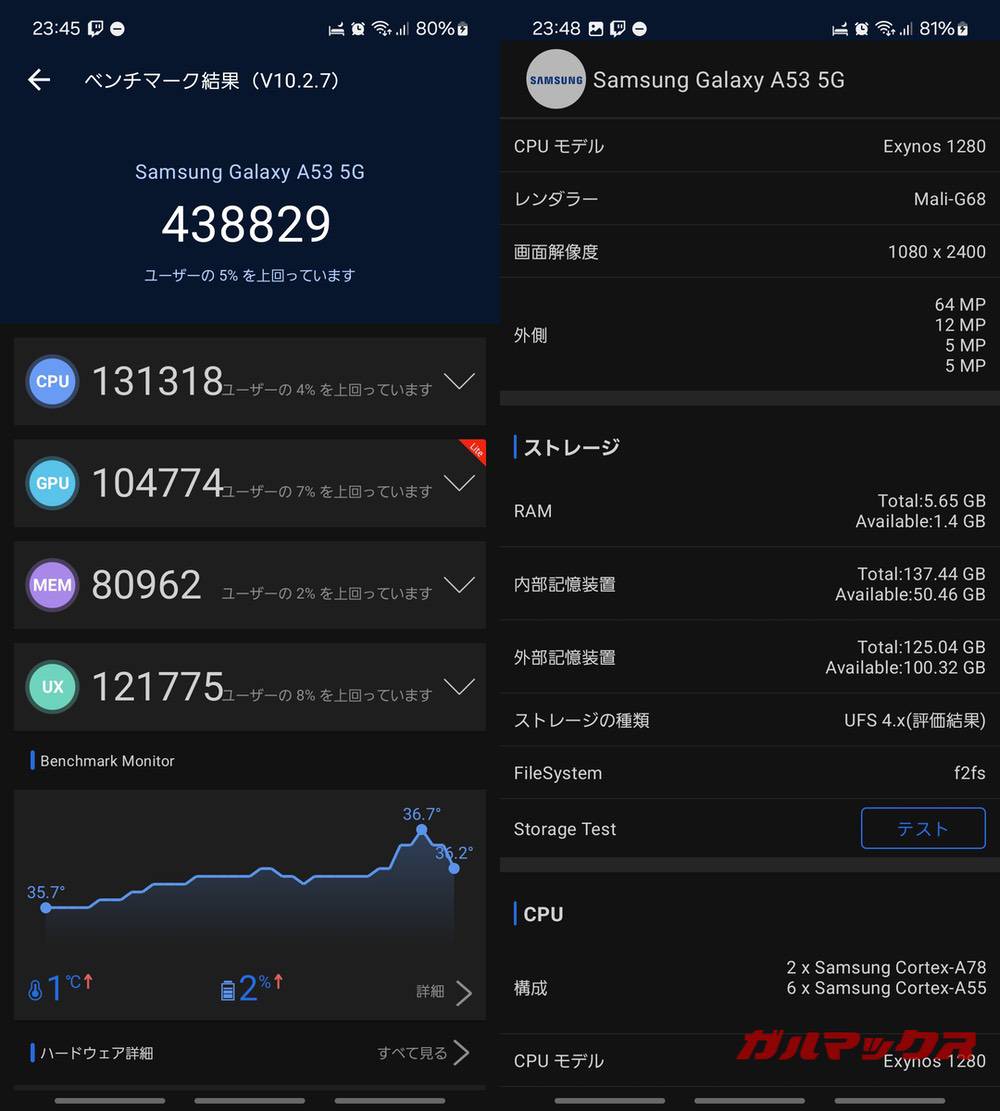 Galaxy A53 5G antutu-06131509