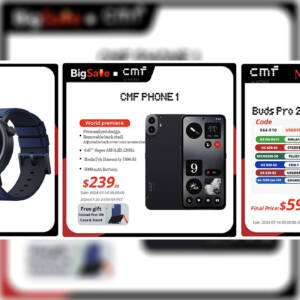 CMF Phone 1が遂に初売り！CMF Watch Pro 2、CMF Buds Pro 2も割引