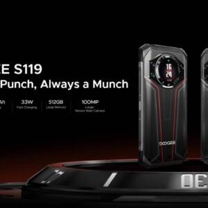背面ディスプレイ搭載タフネススマホ「DOOGEE S119」のスペックと特徴を調べてみた！