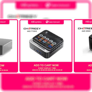 3月26日まで！ChatreeyブランドのミニPCがアリエク15周年記念セールで安い！