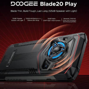 DOOGEE Blade20 Playのスペックまとめ！125dBのスピーカーや背面ライティングを搭載したタフネススマホ！
